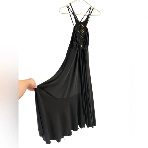 Women’s lunar eclipse flowy detailed dress - Picture 1 of 5